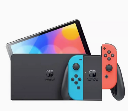 Nintendo任天堂掌机便携式掌上游戏机Switch 红蓝白色主机64G 7英寸OLED日版原装进口