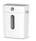 HP惠普碎纸机办公室专用自动小型家用桌面迷你文件粉碎机纸张神器大容量商用静音5级保密30L碎光盘同得力科密