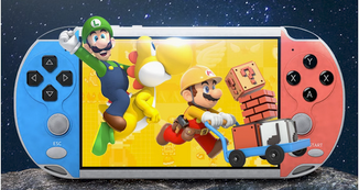 2023新款掌上psp游戏机掌机迷你小任天堂连电视街机拳皇双人手柄儿童益智插卡fc怀旧复古世嘉马里奥gba宝可梦